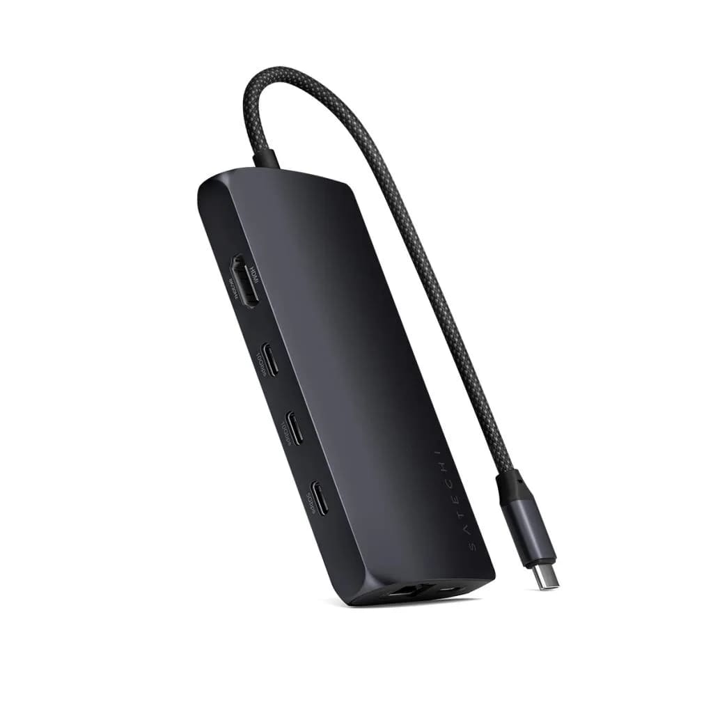 Satechi USB-C MultiPort Adapter 8K with Ethernet V3 - Midnight - iSTYLE SI