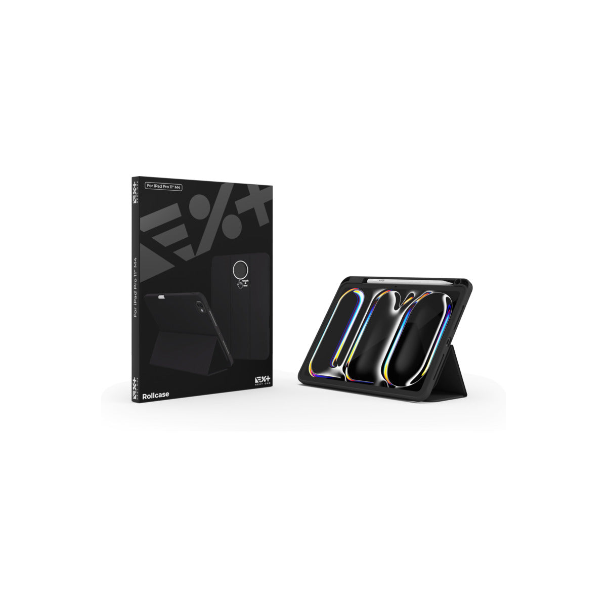 Next One Rollcase ovitek za iPad Pro 11 M4 - črna - iSTYLE SI