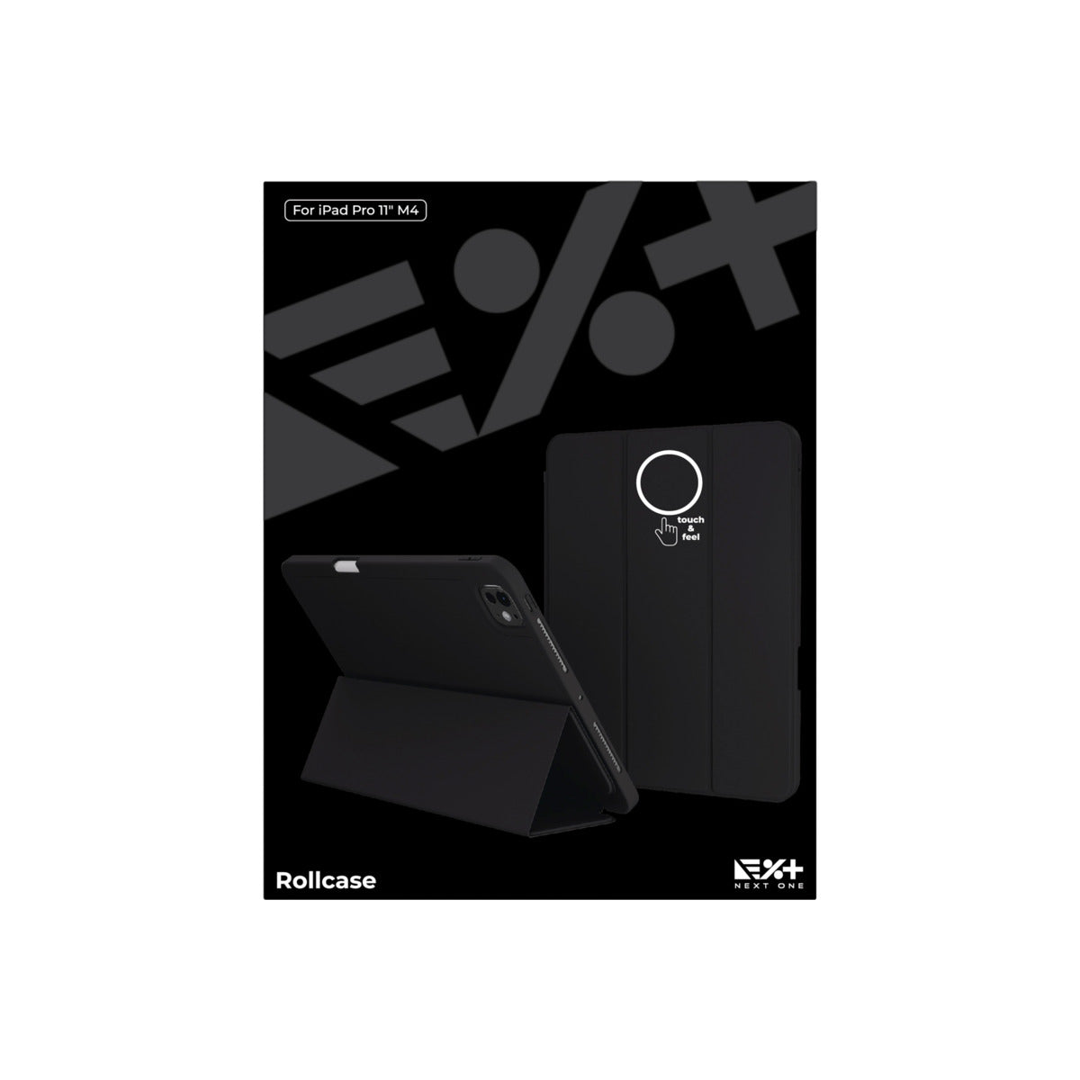 Next One Rollcase ovitek za iPad Pro 11 M4 - črna - iSTYLE SI