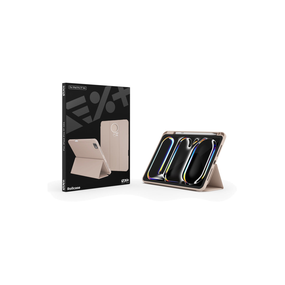 Next One Rollcase ovitek za iPad Pro 11 M4 - roza - iSTYLE SI