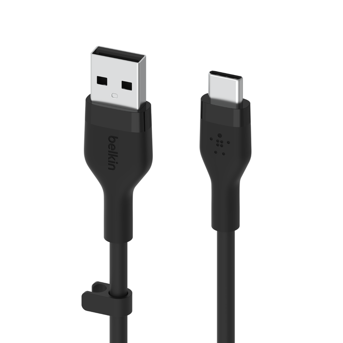 Belkin BOOST CHARGE Silikonski kabel USB-A to USB-C 1 m - črni - iSTYLE SI