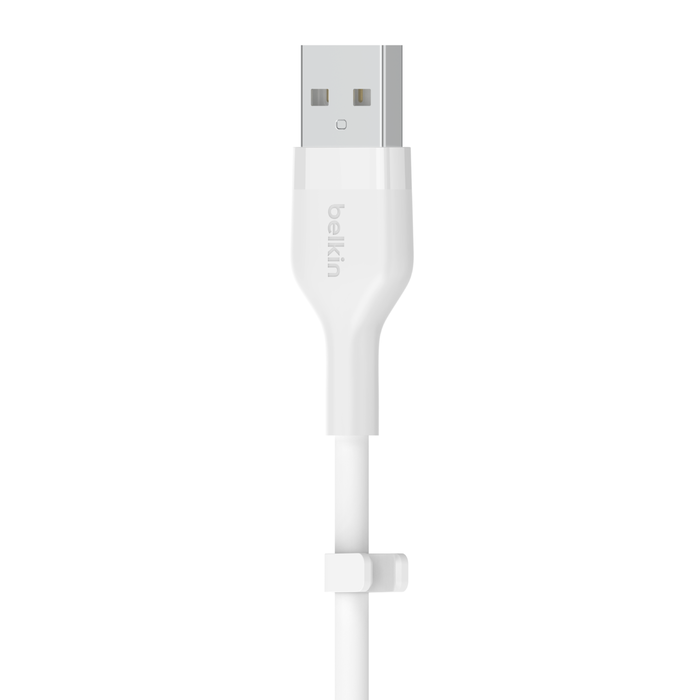 Belkin BOOST CHARGE silikonski kabel USB-A to USB-C 1 m - beli - iSTYLE SI