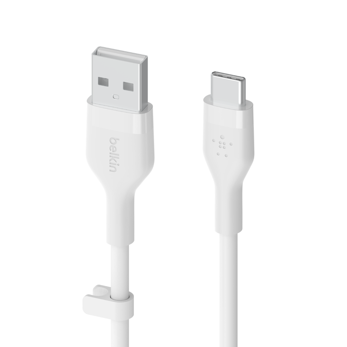 Belkin BOOST CHARGE silikonski kabel USB-A to USB-C 1 m - beli - iSTYLE SI