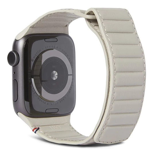 Decoded usnjen magnetni Traction pašček za Apple Watch 41/40mm - Clay - iSTYLE SI