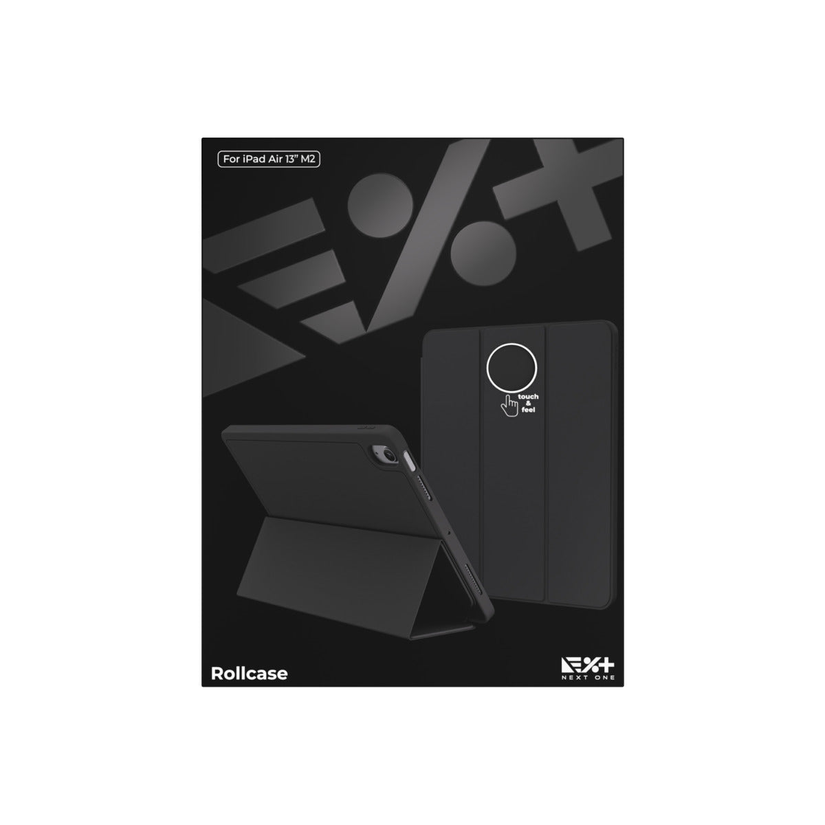 Next One Rollcase ovitek za iPad Air 13 (M2/M3) - črna - iSTYLE SI