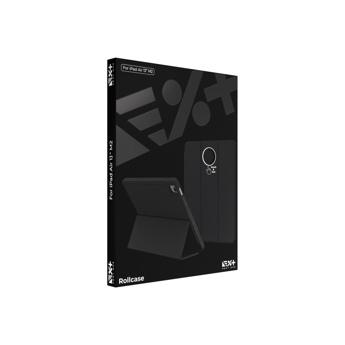 Next One Rollcase ovitek za iPad Air 13 (M2/M3) - črna - iSTYLE SI