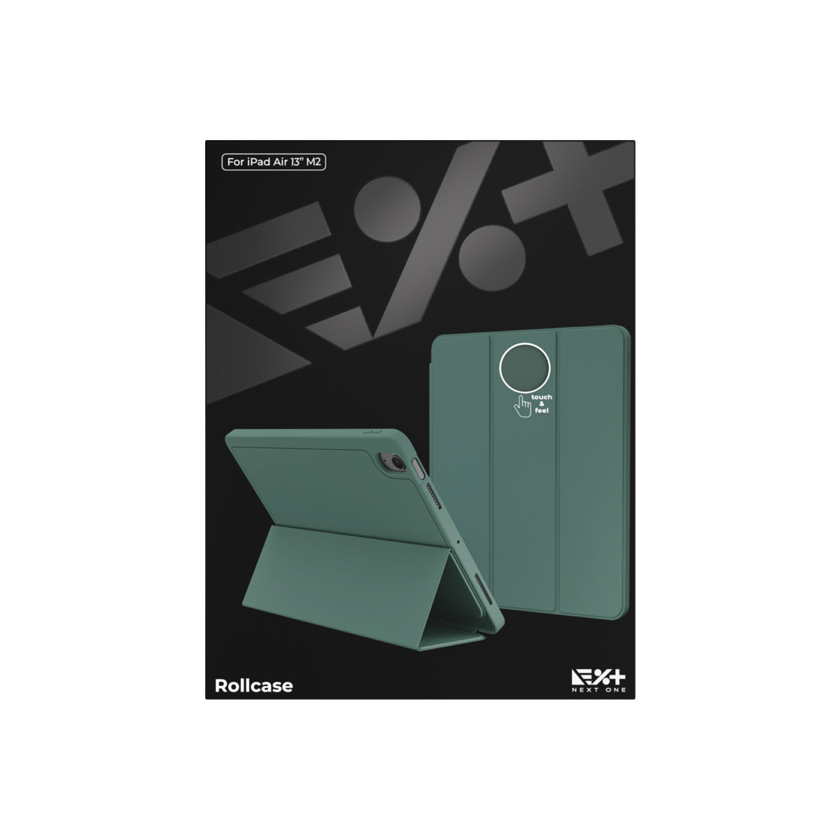 Next One Rollcase ovitek za iPad Air 13 (M2/M3) - zelena - iSTYLE SI