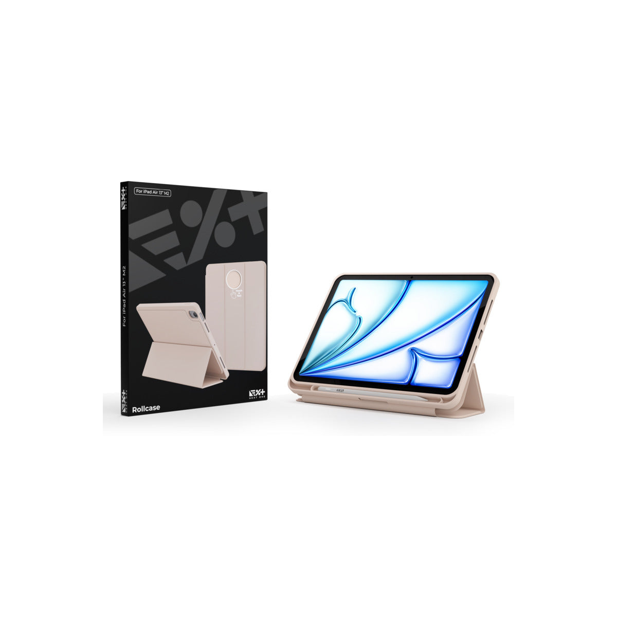 Next One Rollcase ovitek za iPad Air 13 (M2/M3) - roza - iSTYLE SI