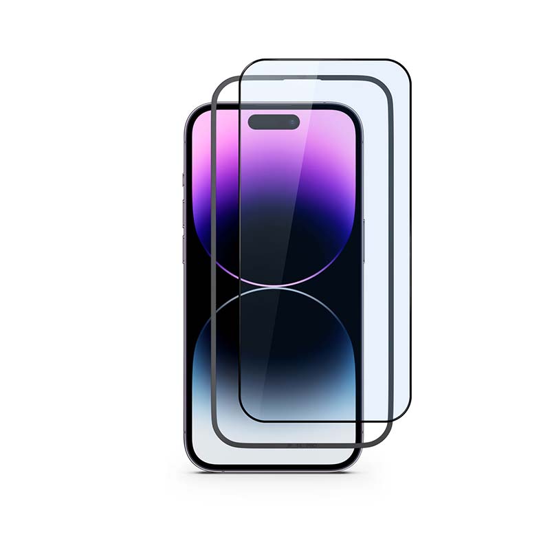 Epico zaščitno steklo za iPhone 15: 2x steklo + namestitveni okvir - iSTYLE SI
