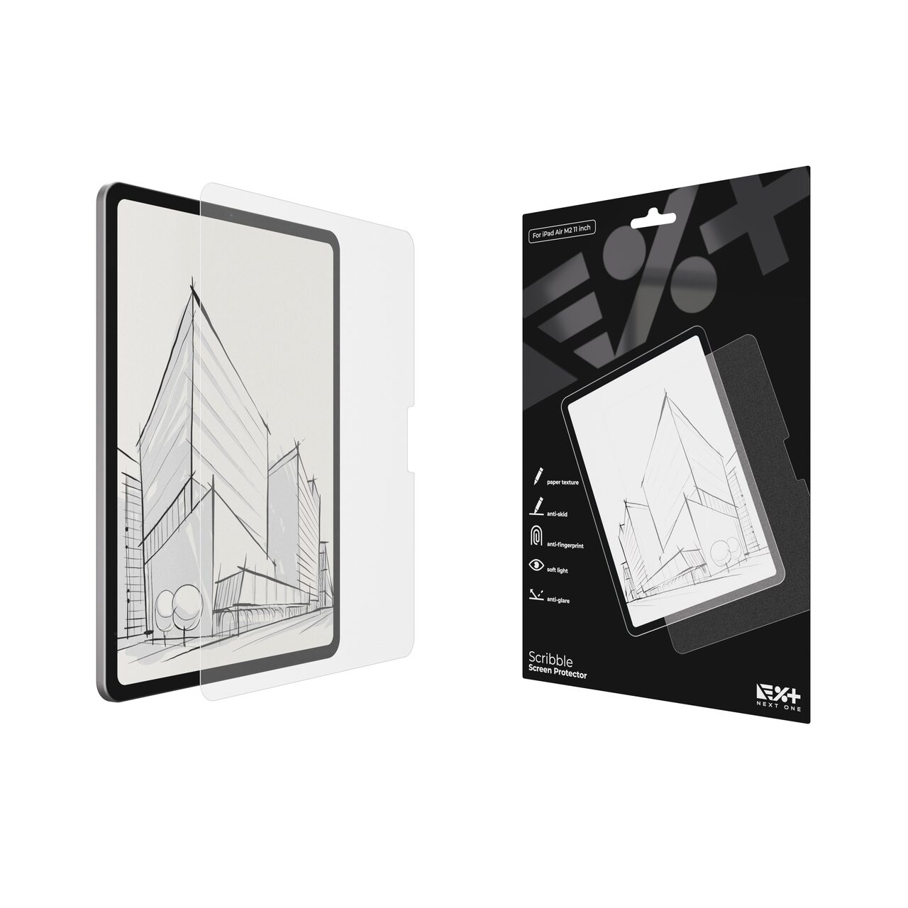 Next One folija s teksturo papirja za iPad Air 13 (M2/M3) - iSTYLE SI