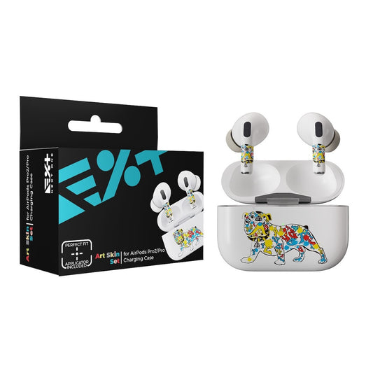 Next One ArtSkin nalepka za Airpods Pro 1. in 2. generacija - buldog - iSTYLE SI