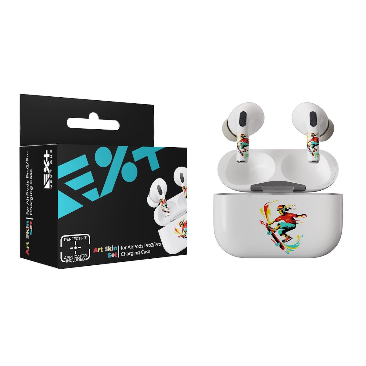 Next One ArtSkin nalepka za Airpods Pro 1. in 2. generacija - rolkanje - iSTYLE SI