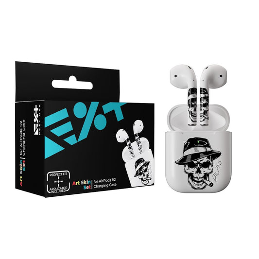 Next One ArtSkin nalepka za Airpods 1. in 2. generacija - lobanja - iSTYLE SI