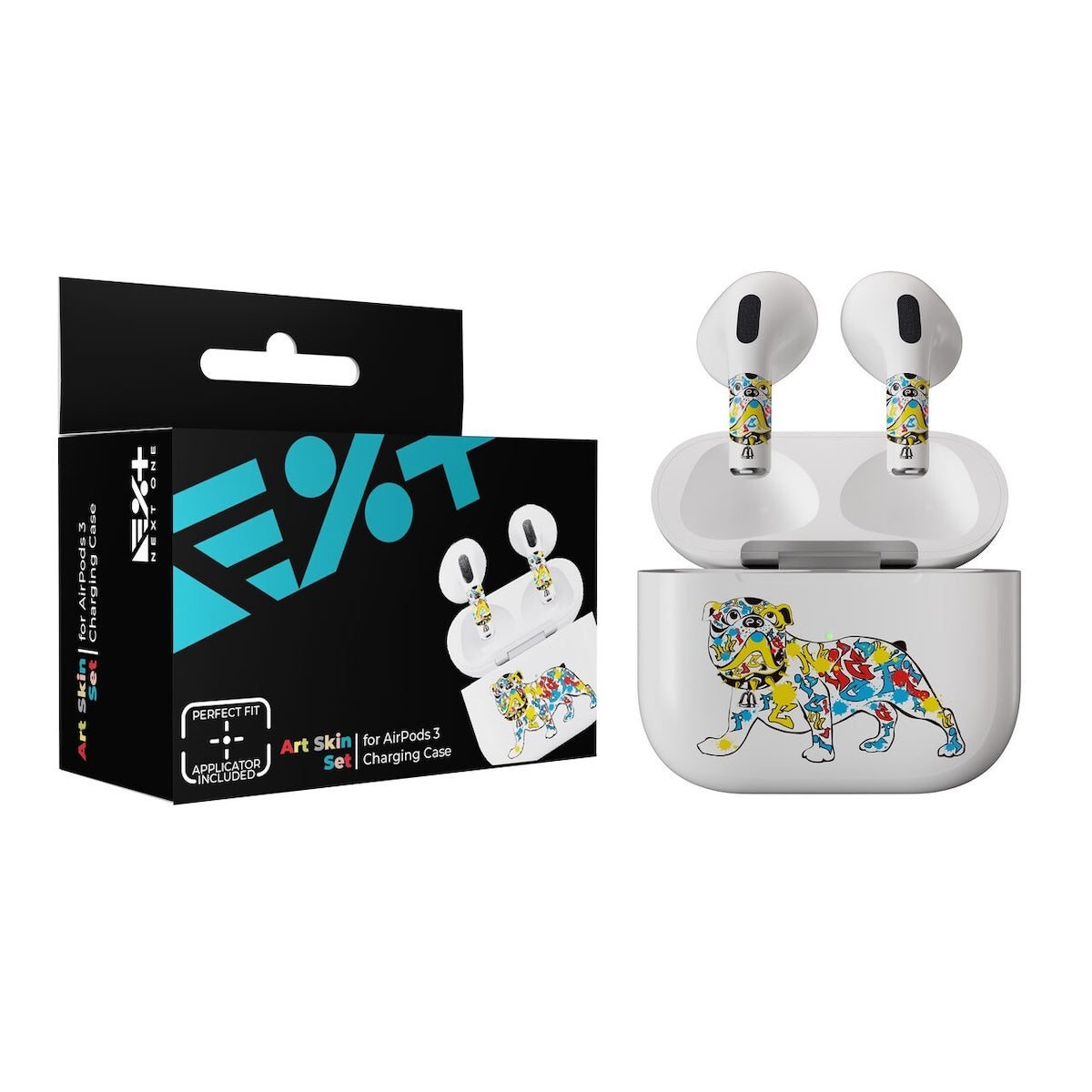 Next One ArtSkin nalepka za Airpods 3. generacija - buldog - iSTYLE SI