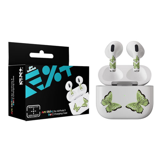 Next One ArtSkin nalepka za Airpods 3. generacija - svetleči metulj - iSTYLE SI