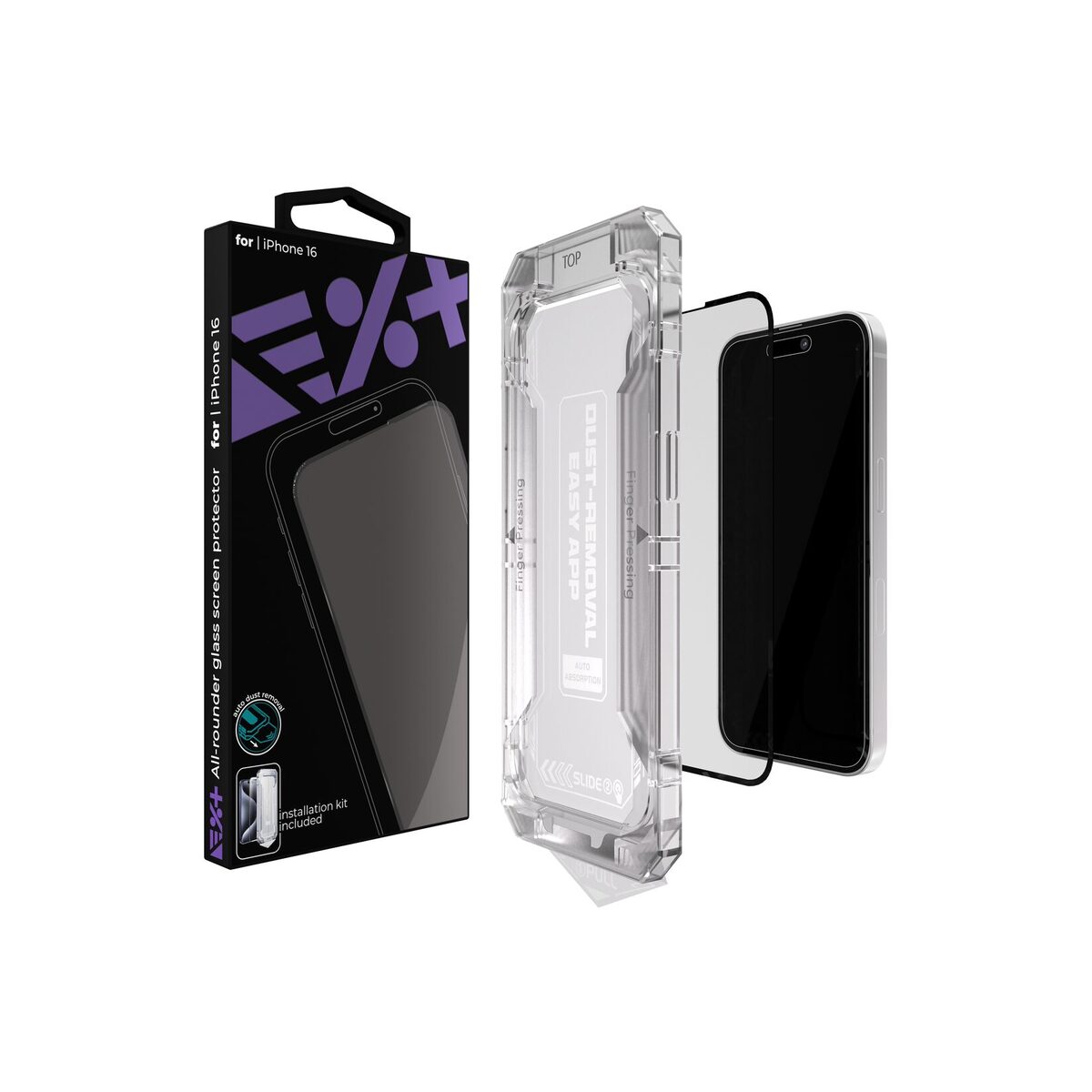 Next One All-rounder zaščitno steklo za iPhone 16 - iSTYLE SI