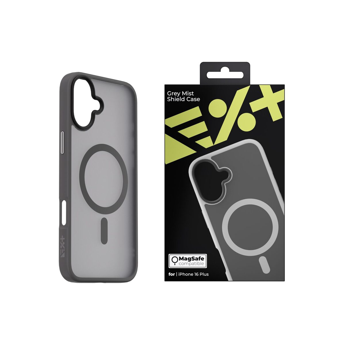 NEXT ONE Mist Shield ovitek za iPhone 16 Plus z Magsafe - Siva - iSTYLE SI