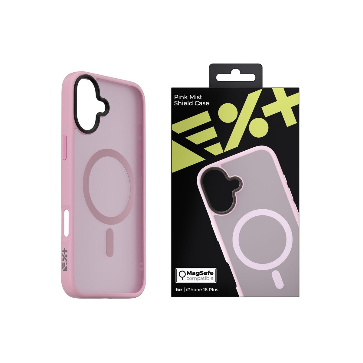 NEXT ONE Mist Shield ovitek za iPhone 16 Plus z Magsafe - Roza - iSTYLE SI