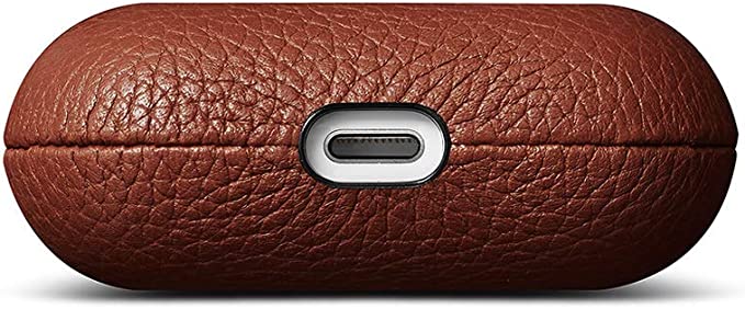 Woolnut usnjeni ovitek za AirPods Pro 2 - konjak - iSTYLE SI