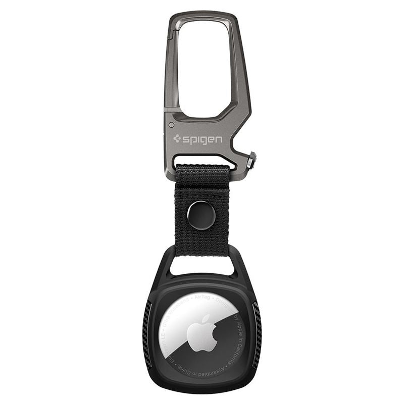 Spigen Rugged Armor obesek za AirTag - črna - iSTYLE SI