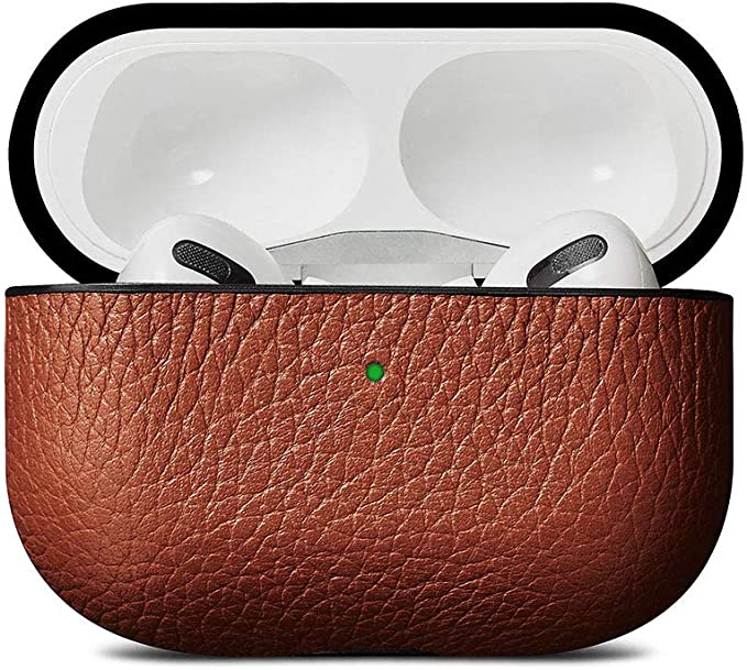 Woolnut usnjeni ovitek za AirPods Pro 2 - konjak - iSTYLE SI