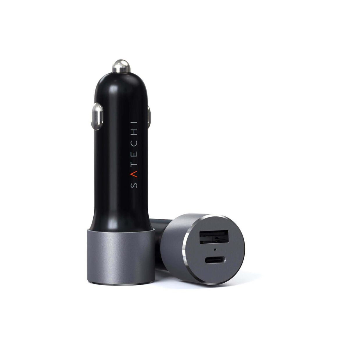 Satechi 72 W USB-C avtomobilski polnilec - vesoljno siva - iSTYLE SI
