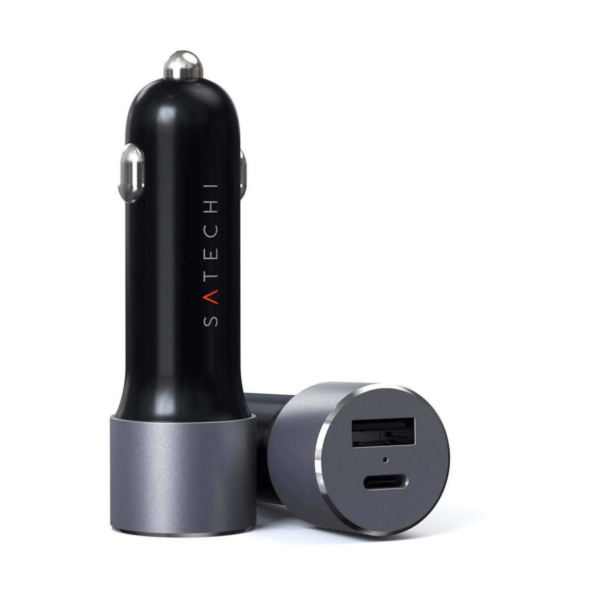Satechi 72 W USB-C avtomobilski polnilec - vesoljno siva - iSTYLE SI