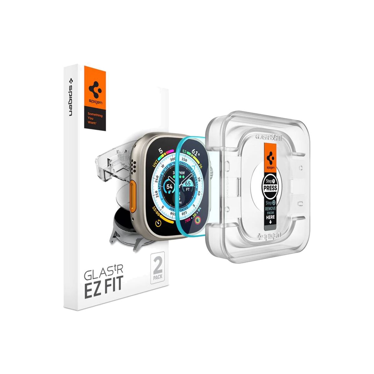 Spigen 2x zaščitno steklo za Apple Watch Ultra 49mm - iSTYLE SI