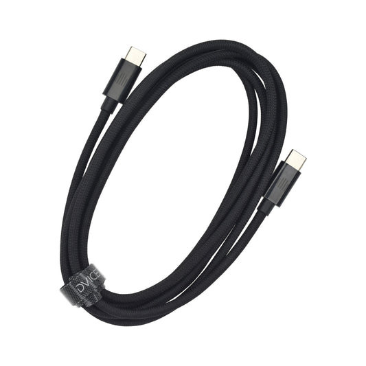 Dviced kabel USB-C na USB-C Nylon Textile 2 m - črna
