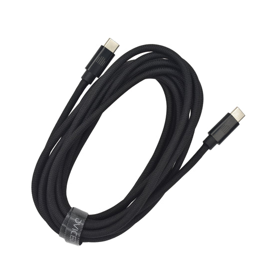 Dviced kabel USB-C na USB-C Nylon Textile 3 m - črna