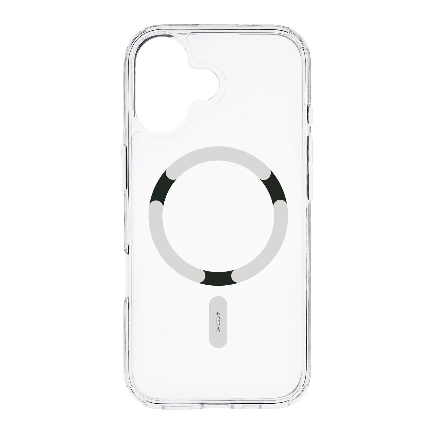 Dviced prozoren ovitek MagSafe za iPhone 17 - bel