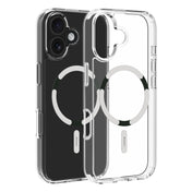 Dviced prozoren ovitek MagSafe za iPhone 17 - bel