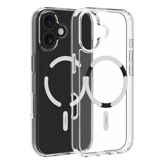Dviced MagSafe iPhone 17 prozoren ovitek, bela