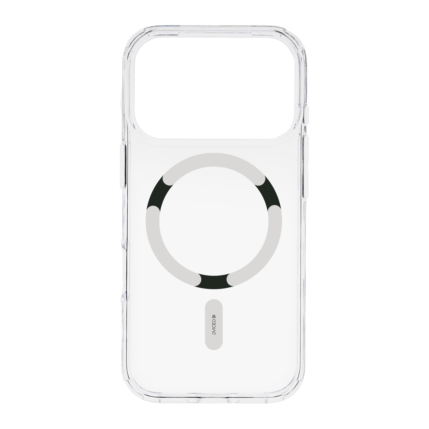 Dviced prozoren ovitek MagSafe za iPhone 17 Pro - bel