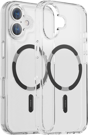 Dviced prozoren ovitek MagSafe za iPhone 17 - črn