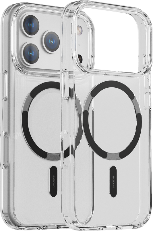 Dviced prozoren ovitek MagSafe za iPhone 17 Pro - črn