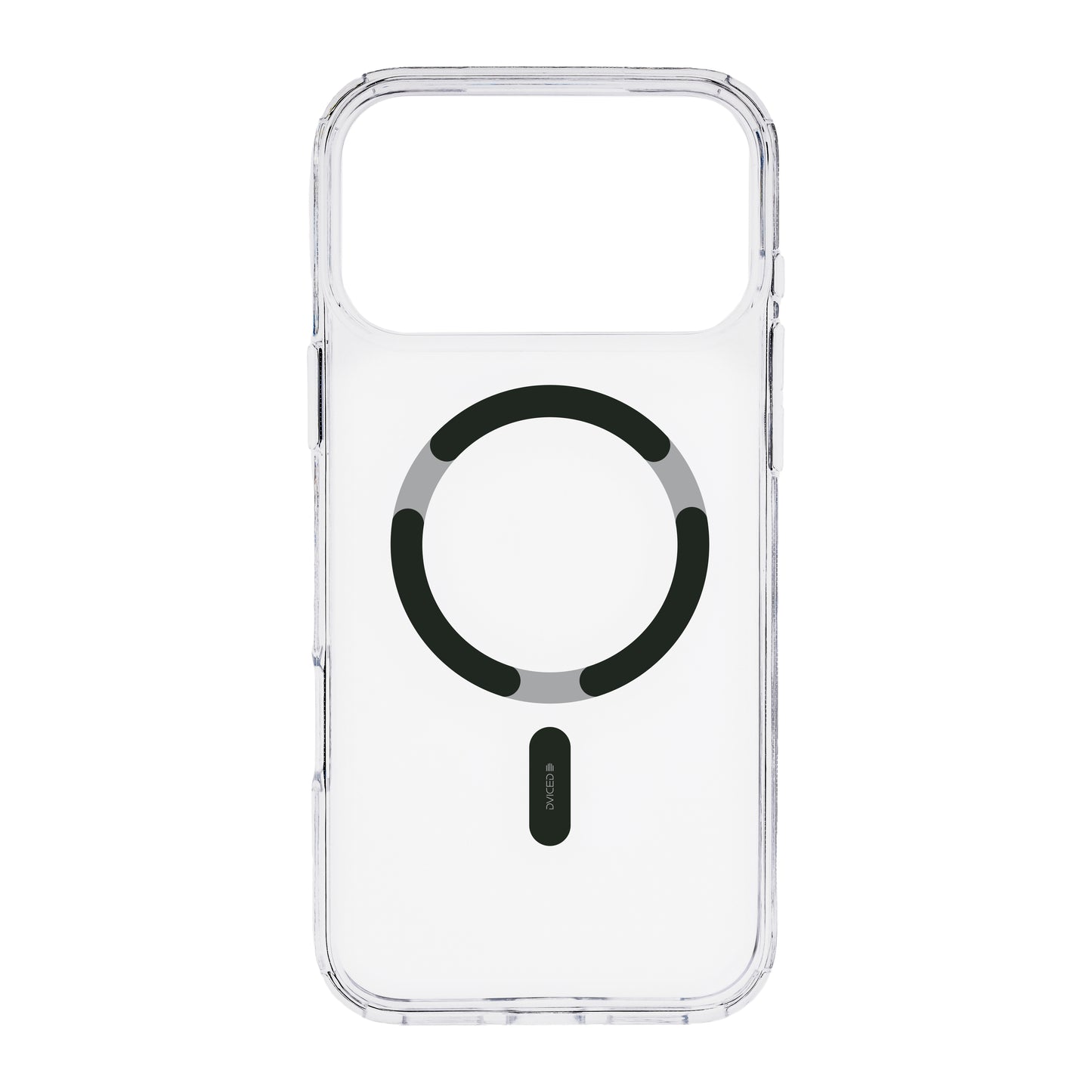 Dviced prozoren ovitek MagSafe za iPhone 17 Pro Max - črn