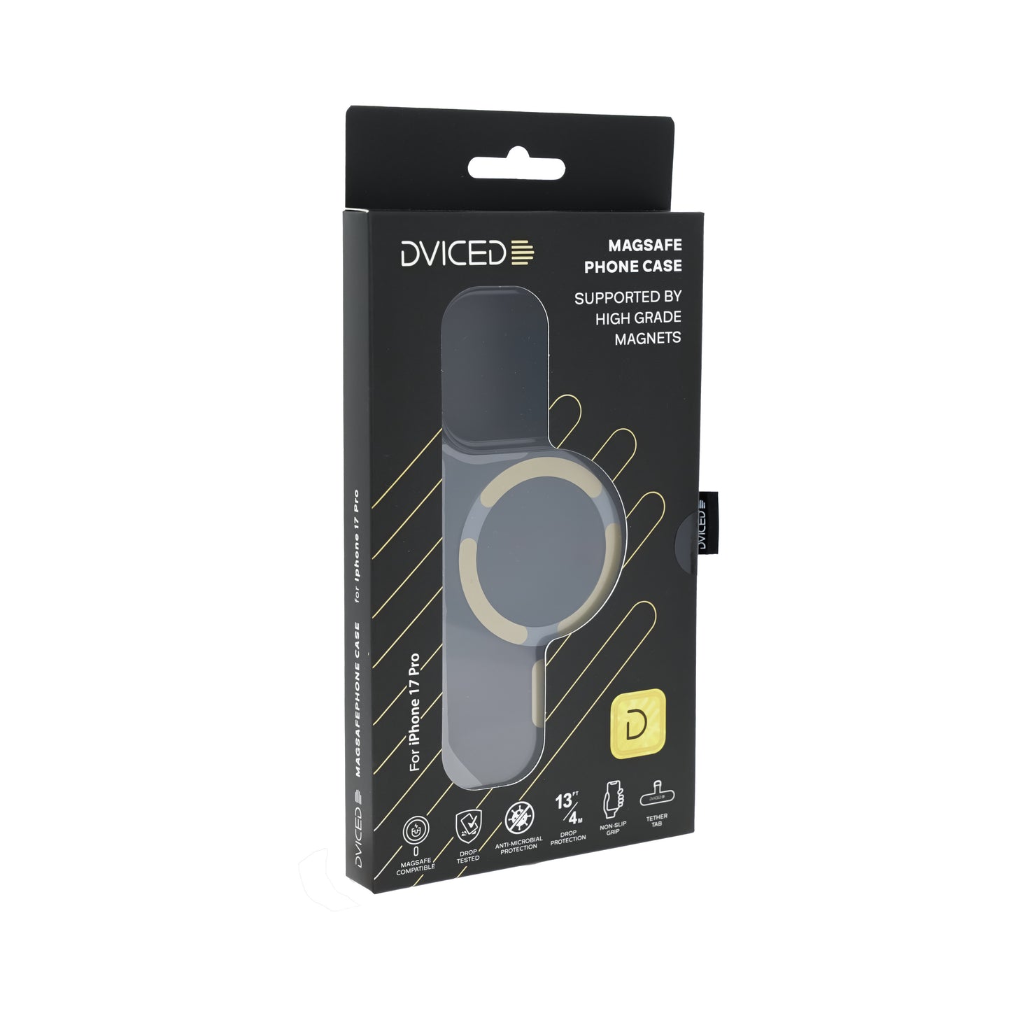 Dviced zatemnjen ovitek MagSafe za iPhone 17 Pro - zlat