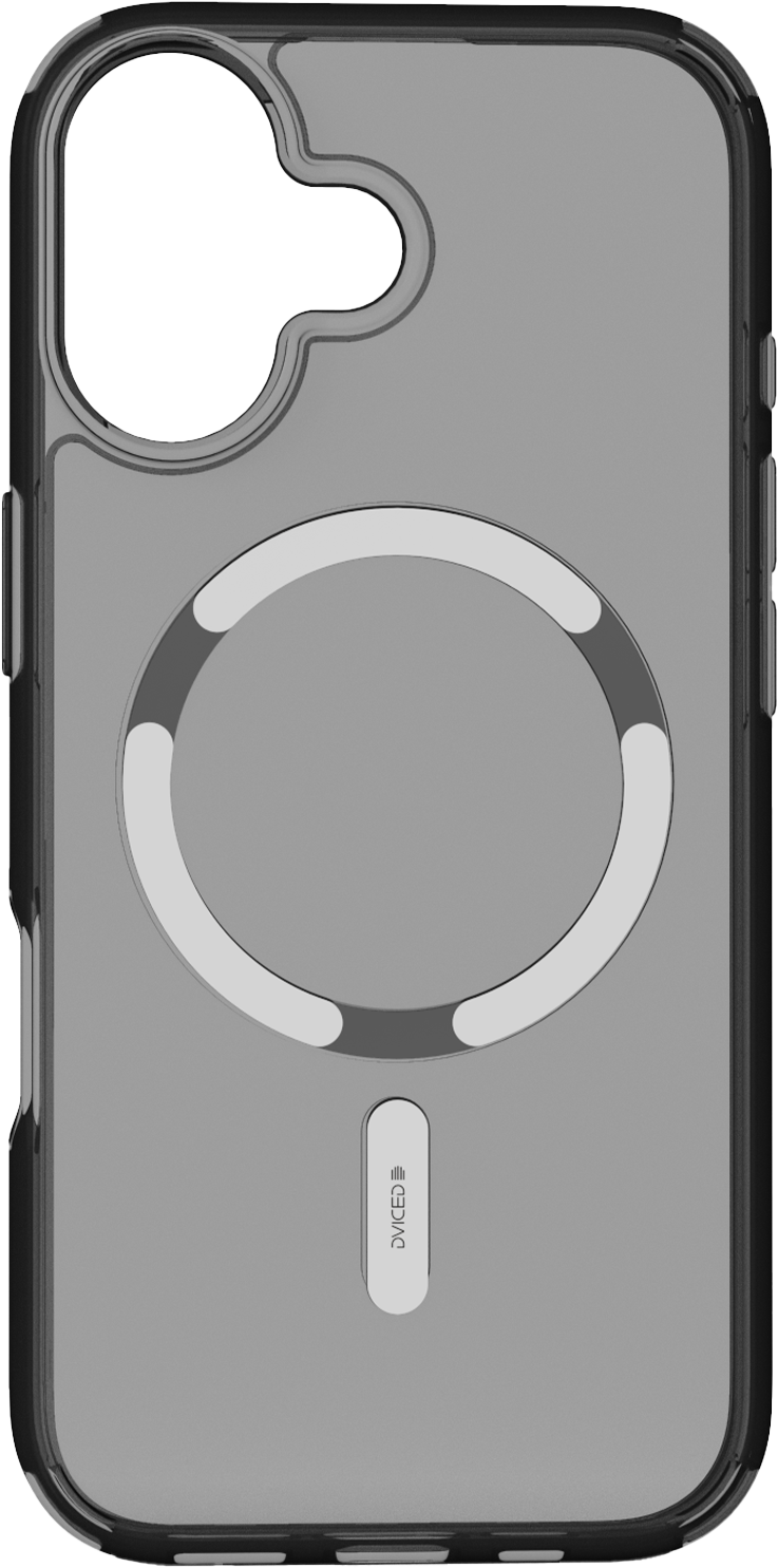 Dviced zatemnjen ovitek MagSafe za iPhone 17 - srebrn