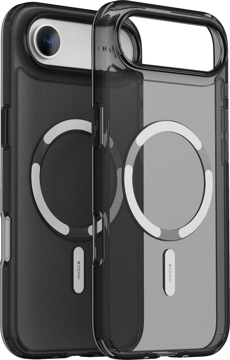 Dviced zatemnjen ovitek MagSafe za iPhone 17 Air - srebrn
