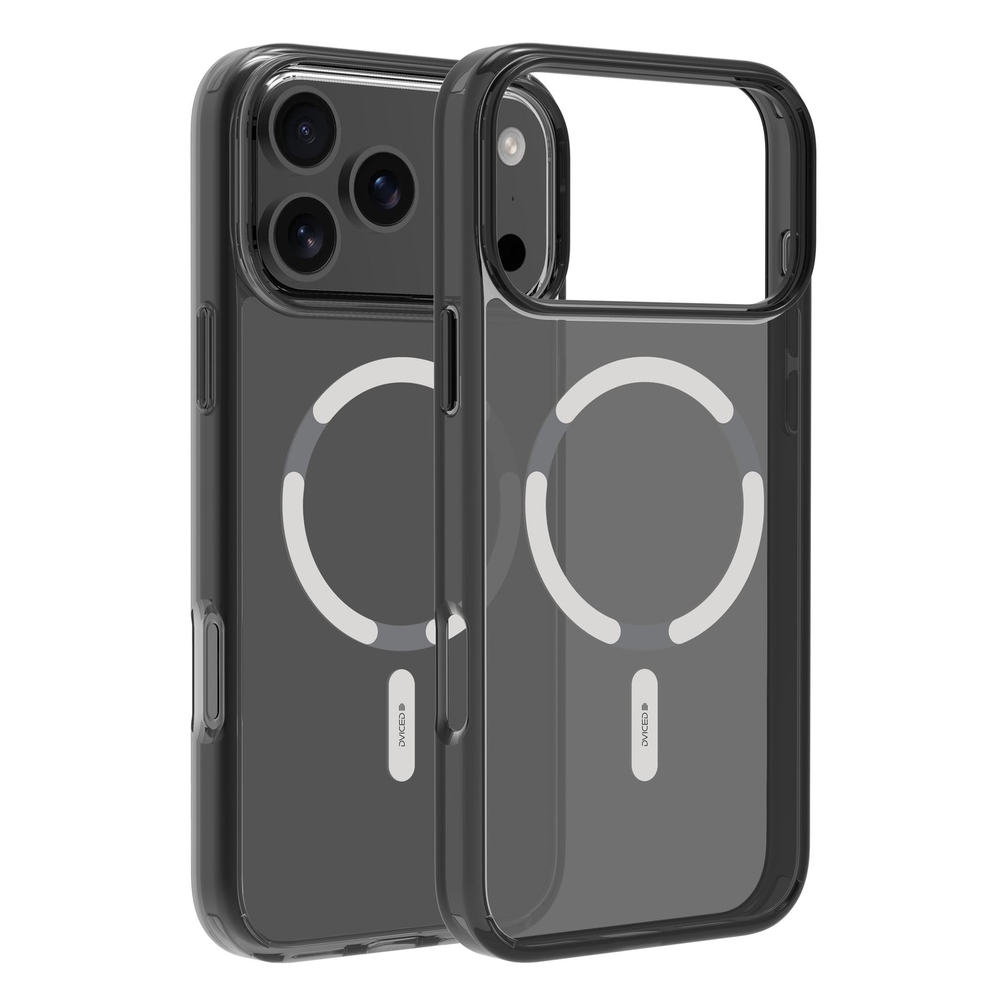 Dviced zatemnjen ovitek MagSafe za iPhone 17 Pro Max - srebrn