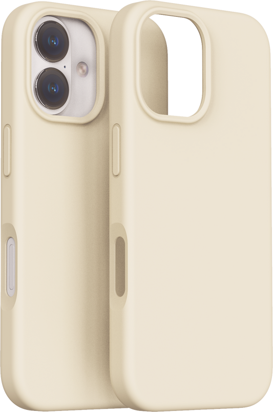 Dviced silikonski MagSafe ovitek za iPhone 17 - bež