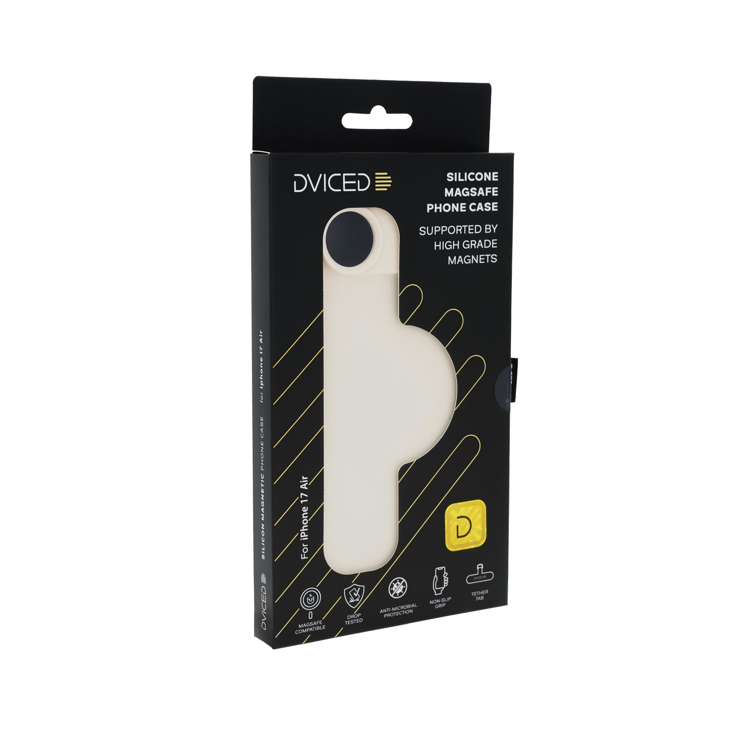 Dviced silikonski MagSafe ovitek za iPhone 17 Air - bež