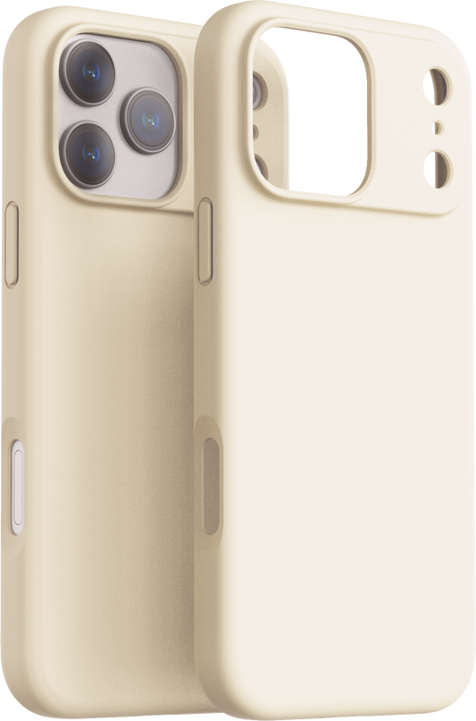 Dviced silikonski MagSafe ovitek za iPhone 17 Pro - bež