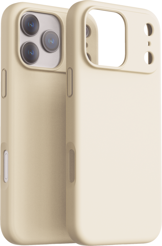 Dviced silikonski MagSafe ovitek za iPhone 17 Pro Max - bež