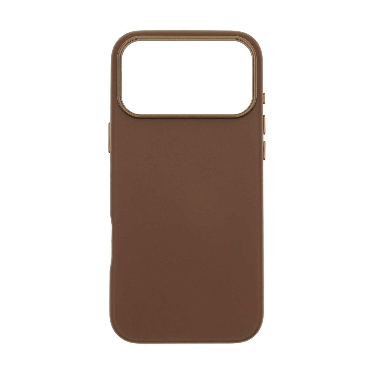 Dviced usnjena MagSafe torbica za iPhone 17 Pro Max - rjava