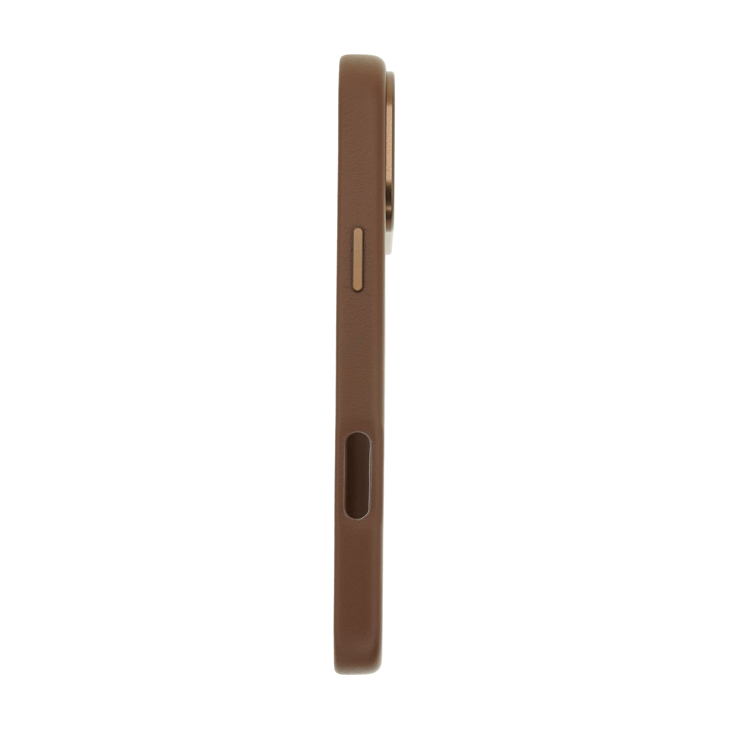Dviced usnjena MagSafe torbica za iPhone 17 Pro Max - rjava