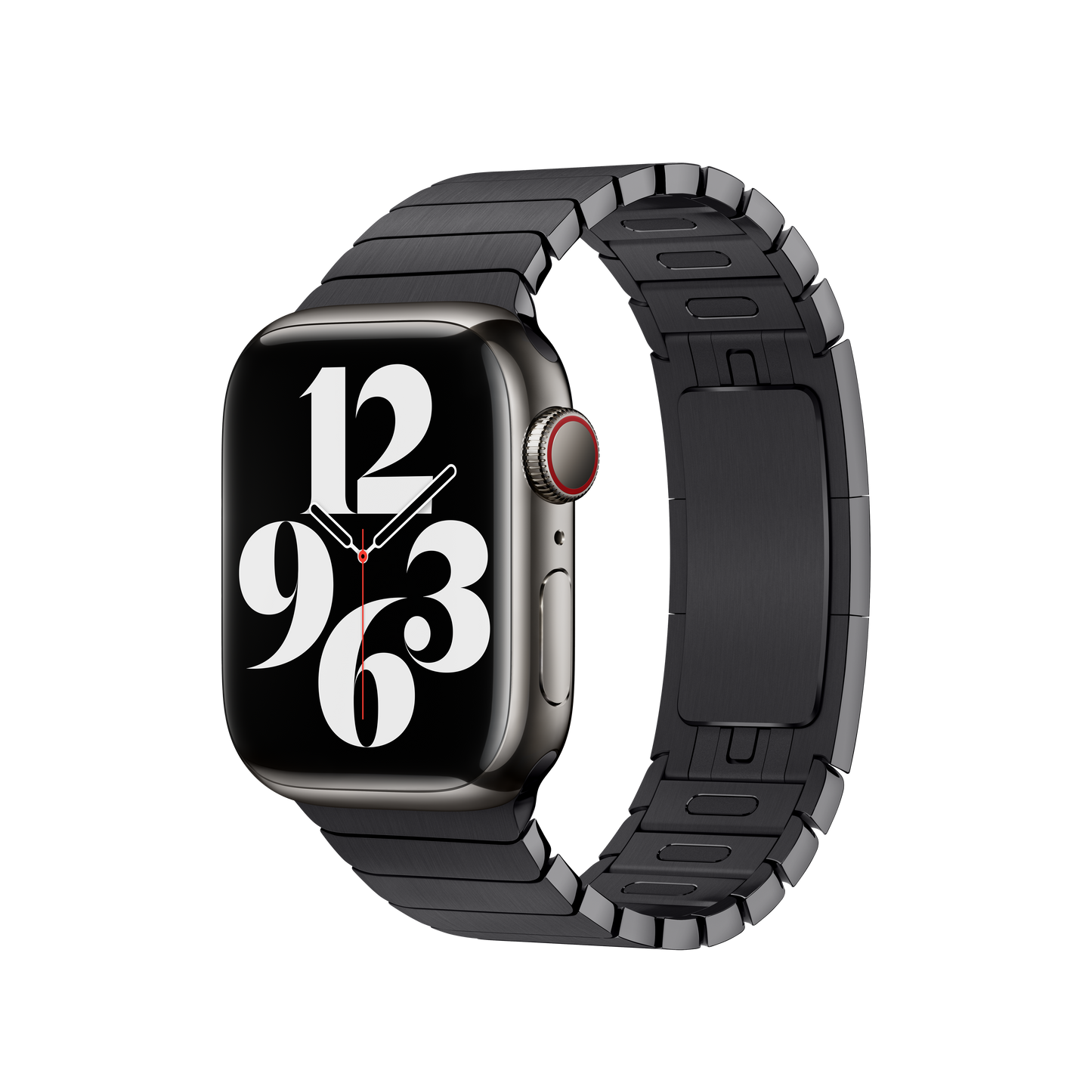 Apple pašček Link Bracelet v vesoljno črni barvi za Apple Watch velikosti 38 mm - iSTYLE SI