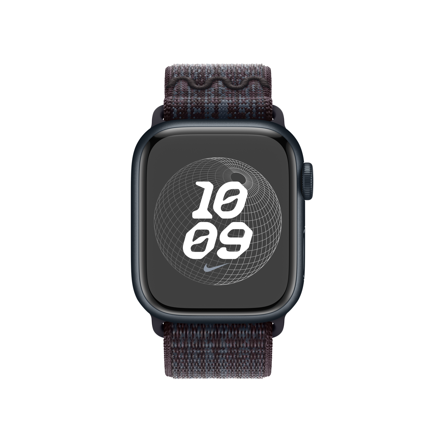 Apple pašček Nike Sport Loop v črni/modri barvi za Apple Watch velikosti 41 mm - iSTYLE SI