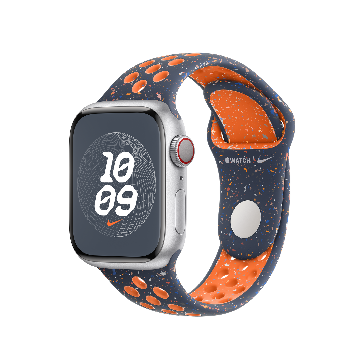 Apple pašček Nike Sport Band M/L v barvi modrega plamena za Apple Watch velikosti 41 mm - iSTYLE SI